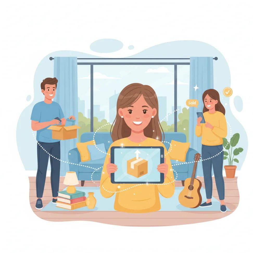 Så säljer du saker snabbt och enkelt online 2026 – komplett guide till att sälja begagnat på nätet utan krångel